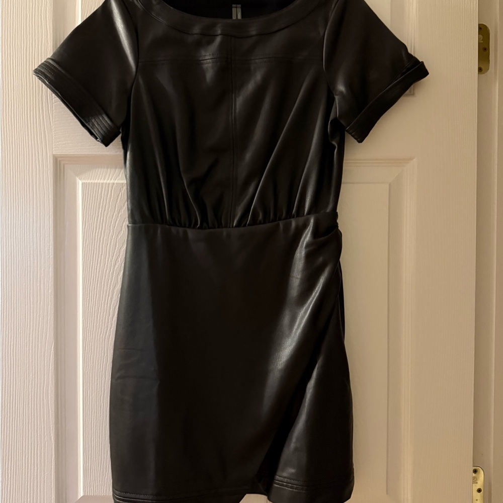 Anthropologie Black Mini Dress